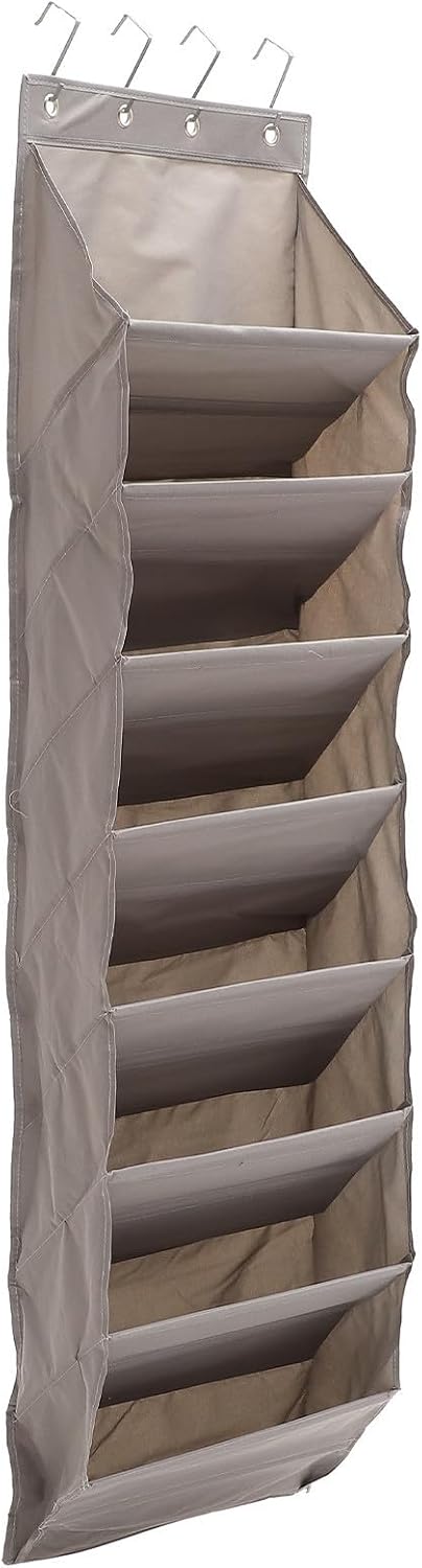 Vaguelly Door Hanging Storage Pouch for Home with 8-layer Oxford Cloth Organizer, Large Capacity and Easy to Move Wall Storage Bag for Shoes and Miscellaneous Items