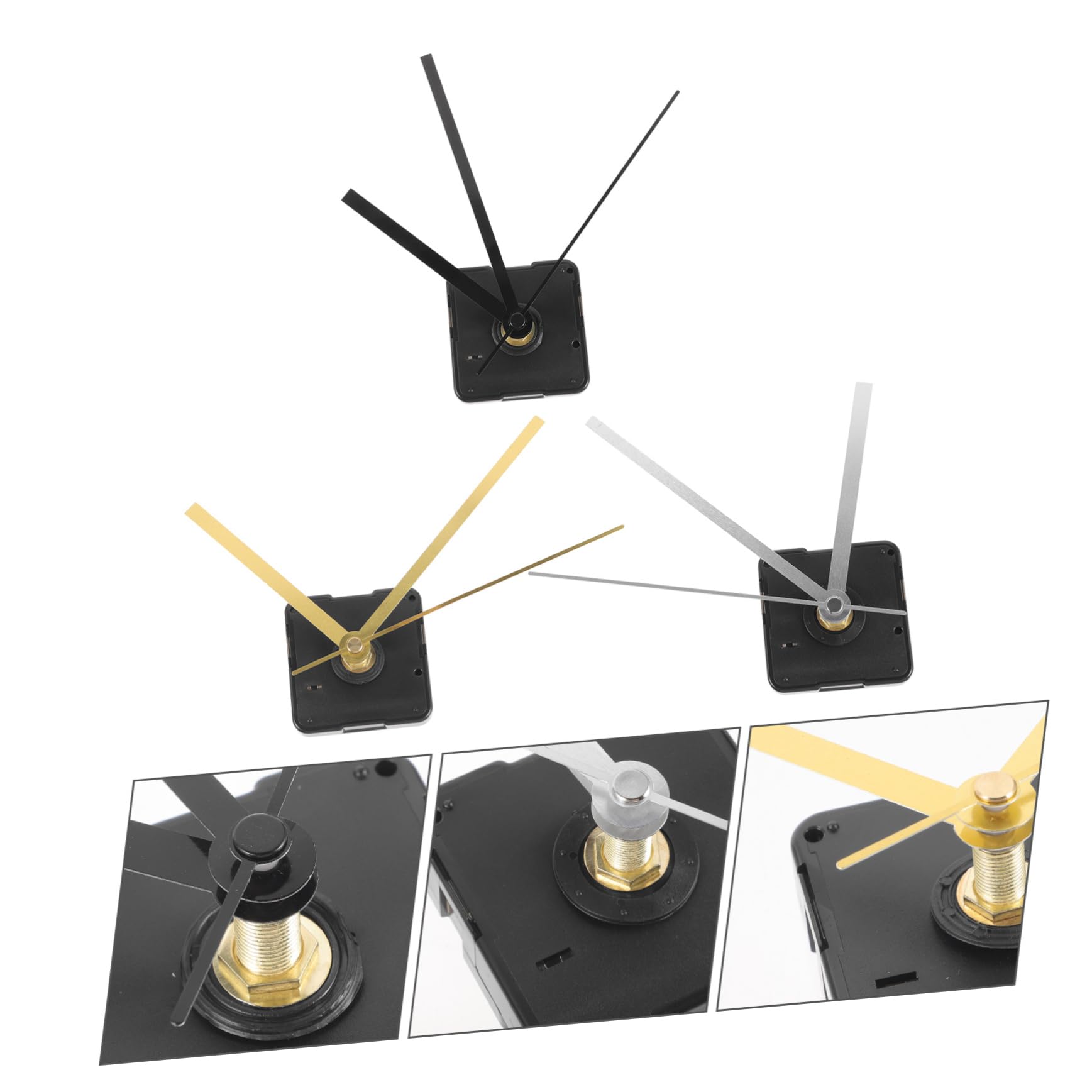 HOMSFOU 12sätze Teiliger Mute Mit Zeigern Wanduhr Mechanismus Für Einfache Reparaturen Und Kreative Projekte