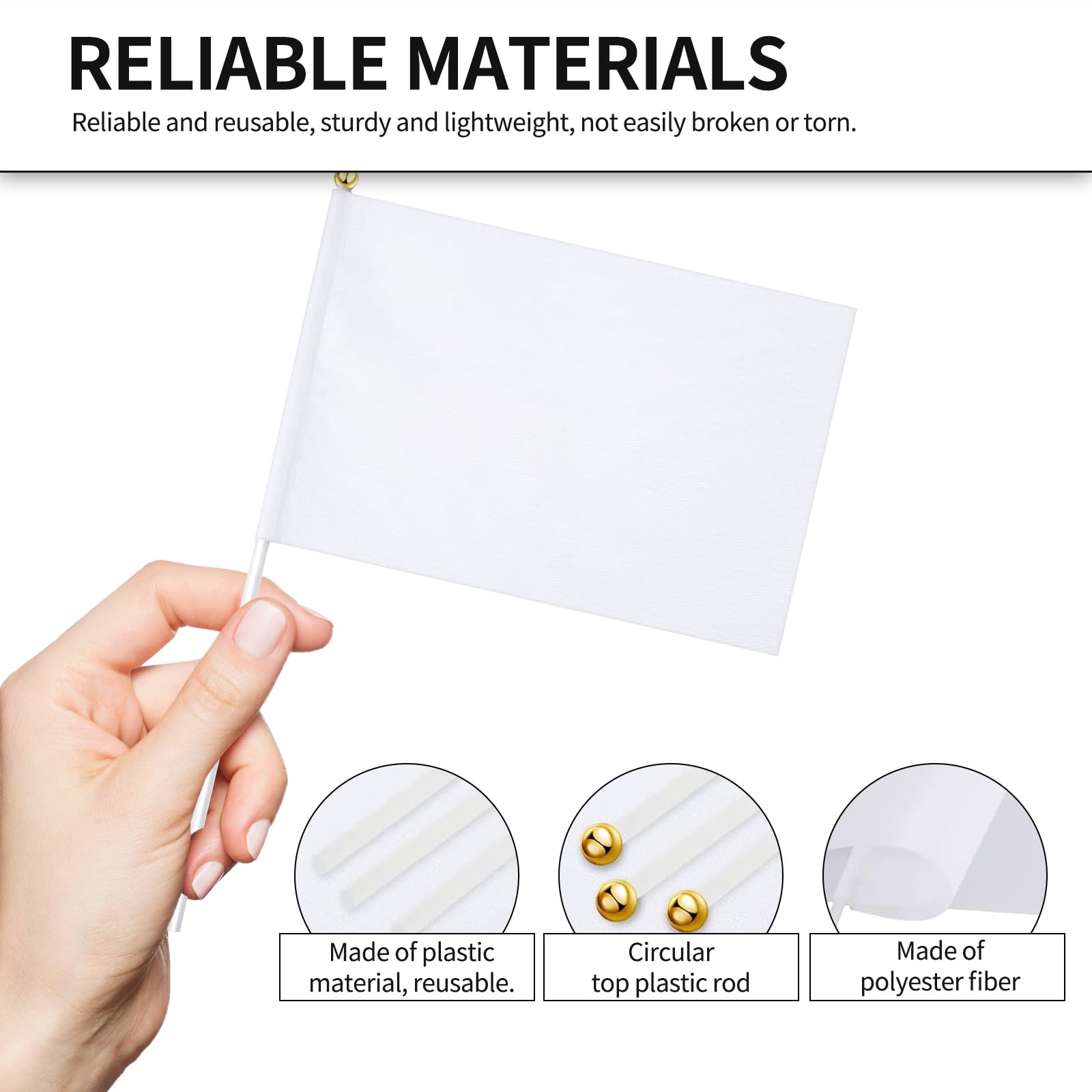 20 pz/set bandiere per sublimazione vuote piccole mini
