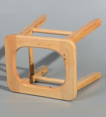 Miniatura 3 de Asiento de vapor Yoni de madera con cuatro patas, silla de vapor V vapor en Hom eattachment H 14.7 pulgadas, asiento yoni para mujer v vapor (sin