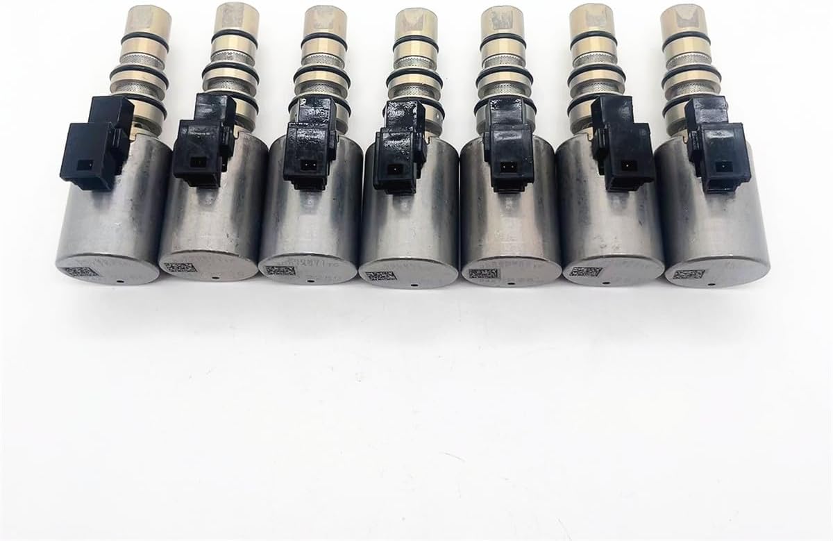 7X 8L90 8L45 8L50 valve body solenoid kit (includes all 7 solenoids needed) with Camaro Corvette Silverado 1500 Tahoe Sierra 1500 Yukon CTS ATS CT6 Escalade Colorado Canyon