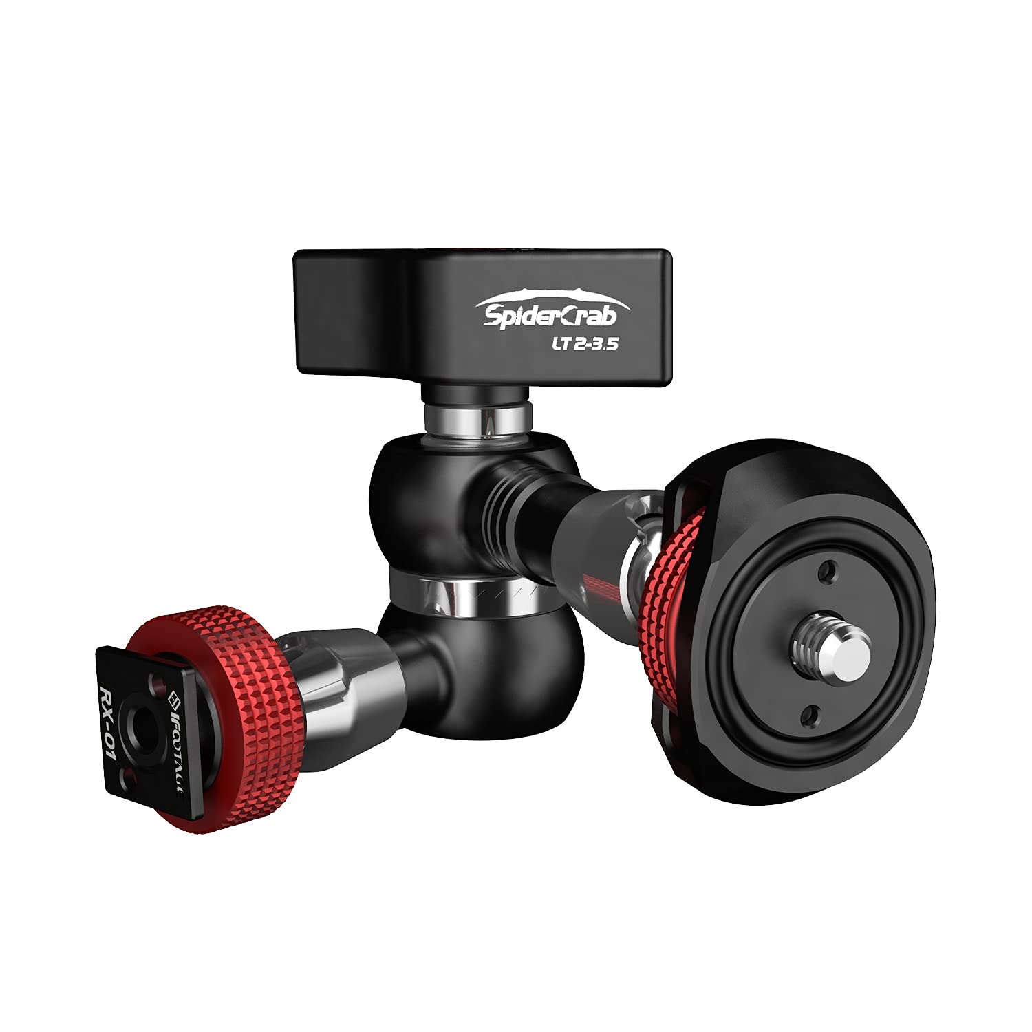 IFOOTAGE 5.5 Inches Magic Arm, Variable Friction Magic Arm Compatible with DSLR Camera Rig/LCD/DV Monitor/LED Lights/Flash Light/Microphone - LT2-3.5