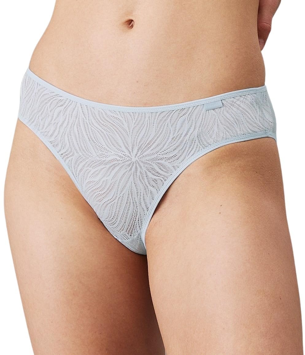 Calvin Klein Women’s Stretch Bikini Briefs, Blue (Plein Air), S