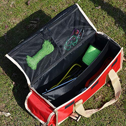 BESPORTBLE Bolsa de ferramentas de tecido Oxford resistente, bolsa organizadora para eletricista, en