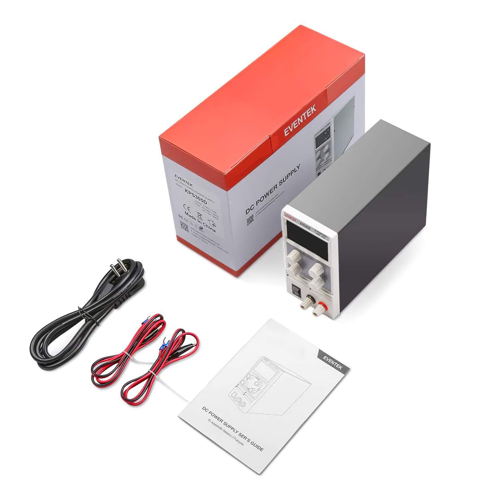 Bloc d'alimentation de Laboratoire eventek 0-30 V 0-5 A CC réglable stabilisé Affichage numérique Bloc d'alimentation de Laboratoire