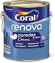 RENOVA PAREDES & TETOS FOSCO BRANCO GELO 3,2L - CORAL