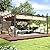 Aoxun 12x16FT Aluminum Pergola, Outdoor Retractable Pergola with Upgraded Canopy Cover, Heavy Duty Metal Pergolas and Gazebos with Adjustable Sun Shade for Modern Patio, Backyard, Deck, Garden