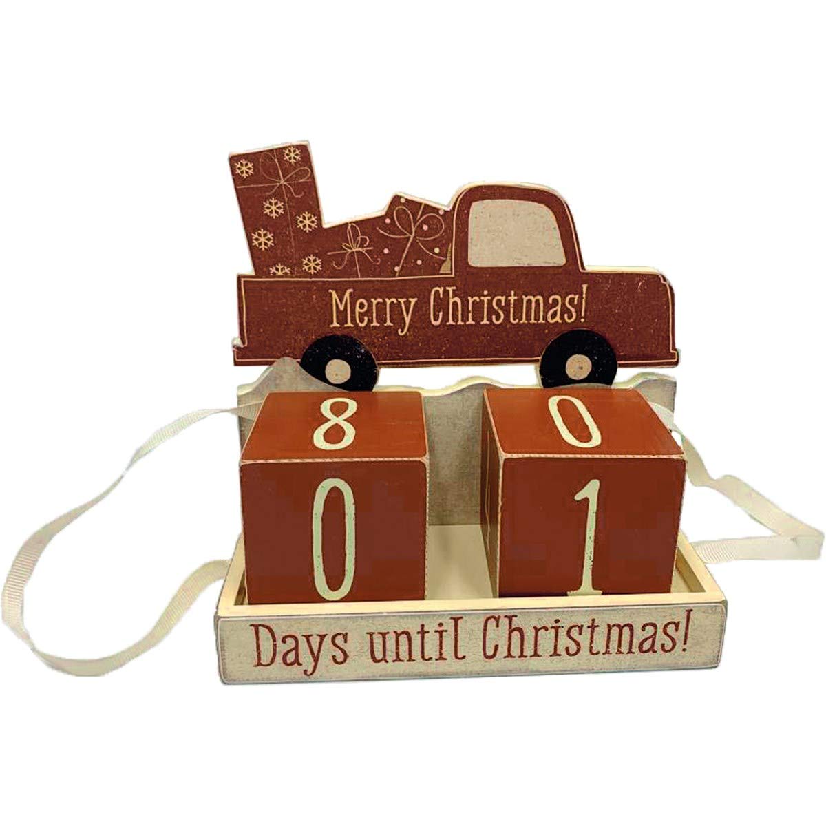 Compte à rebours Merry Christmas Primitives by Kathy 15 cm
