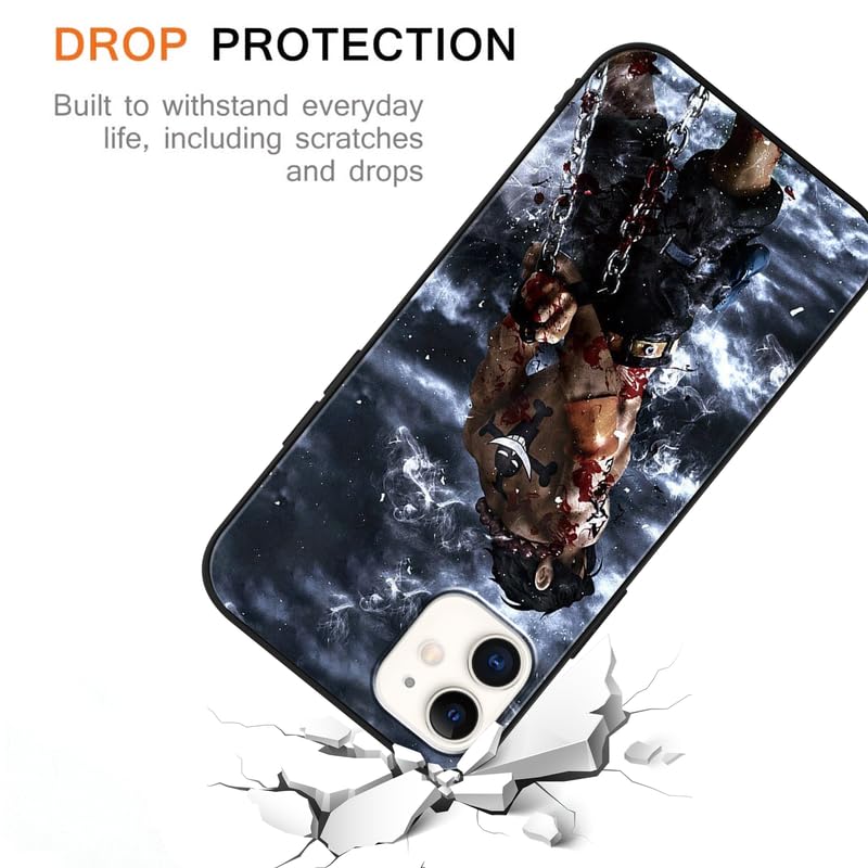 Coque PBNDJVG 2 Pièces Coque Pour Xiaomi Redmi 13C 6.74 Pouce, Anime Ace Manga Dessin Animé Motif Étui Protection Housse De Silicone TPU Mince Souple Redmi 13 C