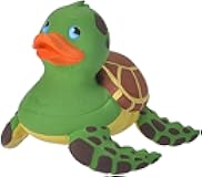 Wild Republic Rubber Ducks, Bath Toys, Kids Gifts, Pool Toys, Water Toys, Sea Turtle, 4