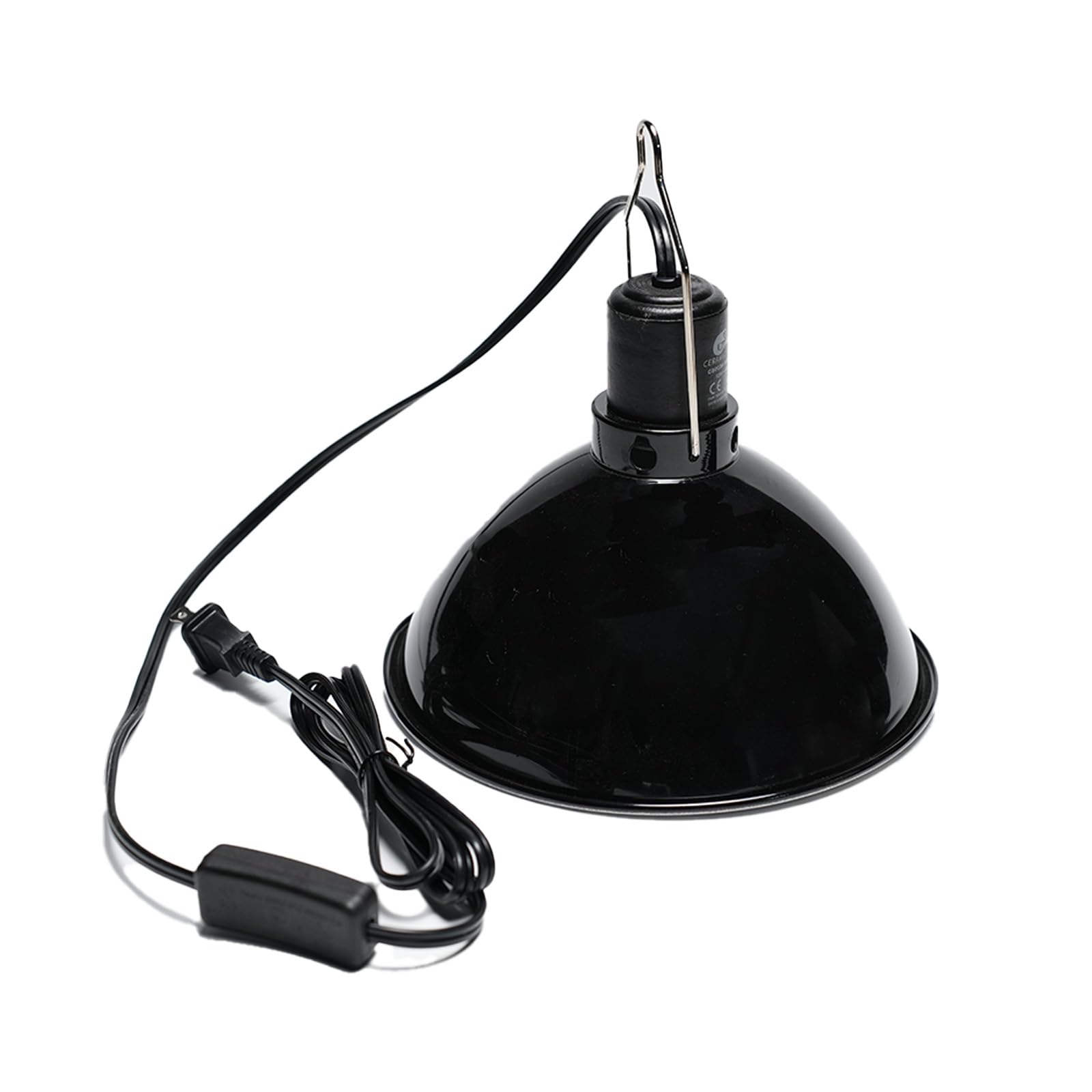 8.5 Inch Reptile Light Fixture, Dome Heat Lamp with UVB Basking, E26 Base for Amphibian & Reptile Terrariums