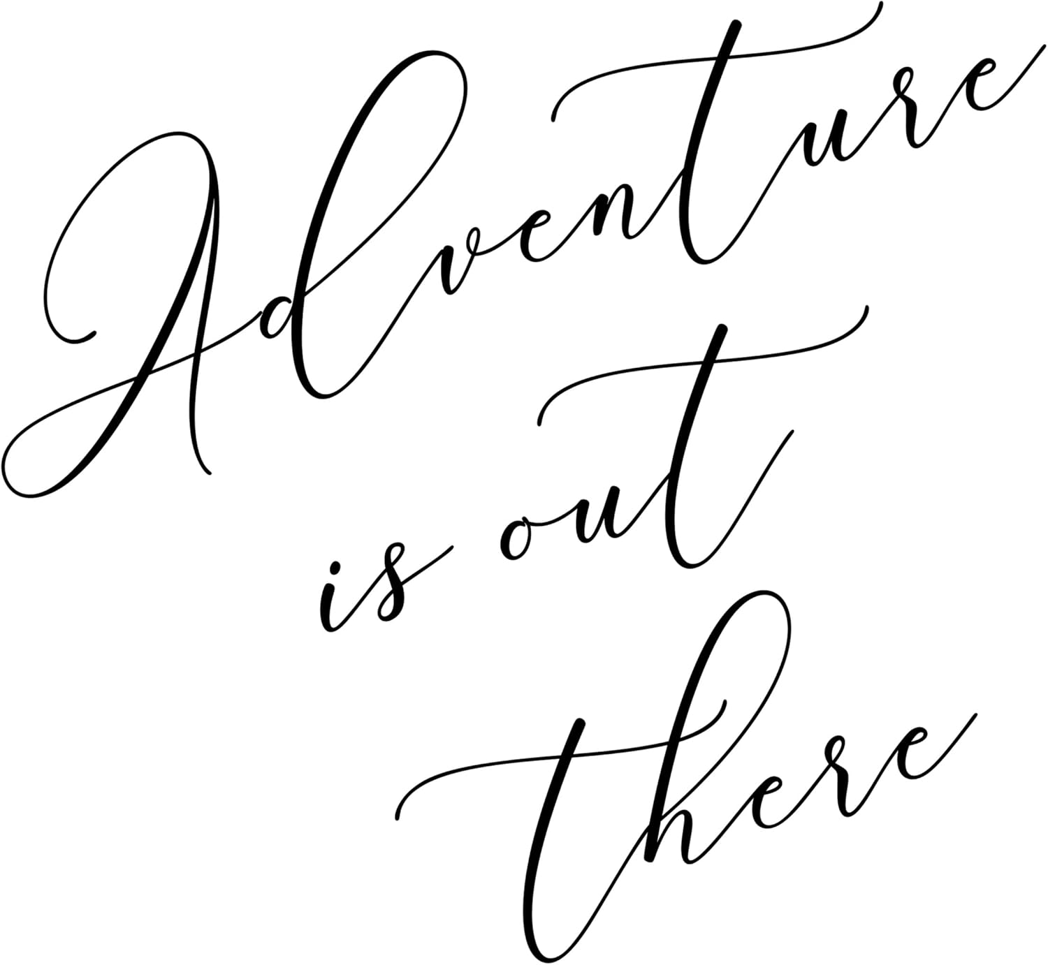 Adventure is Out There, Graduation Party Decor, Grad Party Decorations, Class of 2026 Graduation, Choose from Several Sizes and Over 30 Colors, Decal ONLY