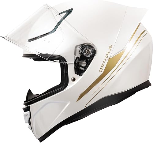 Miniatura 4 de OTS Dual Visor Full-Face Motorcycle Helmet - DOT Certified, Lightweight ABS, Quick-Release Buckle, Washable Liner for Men & Women