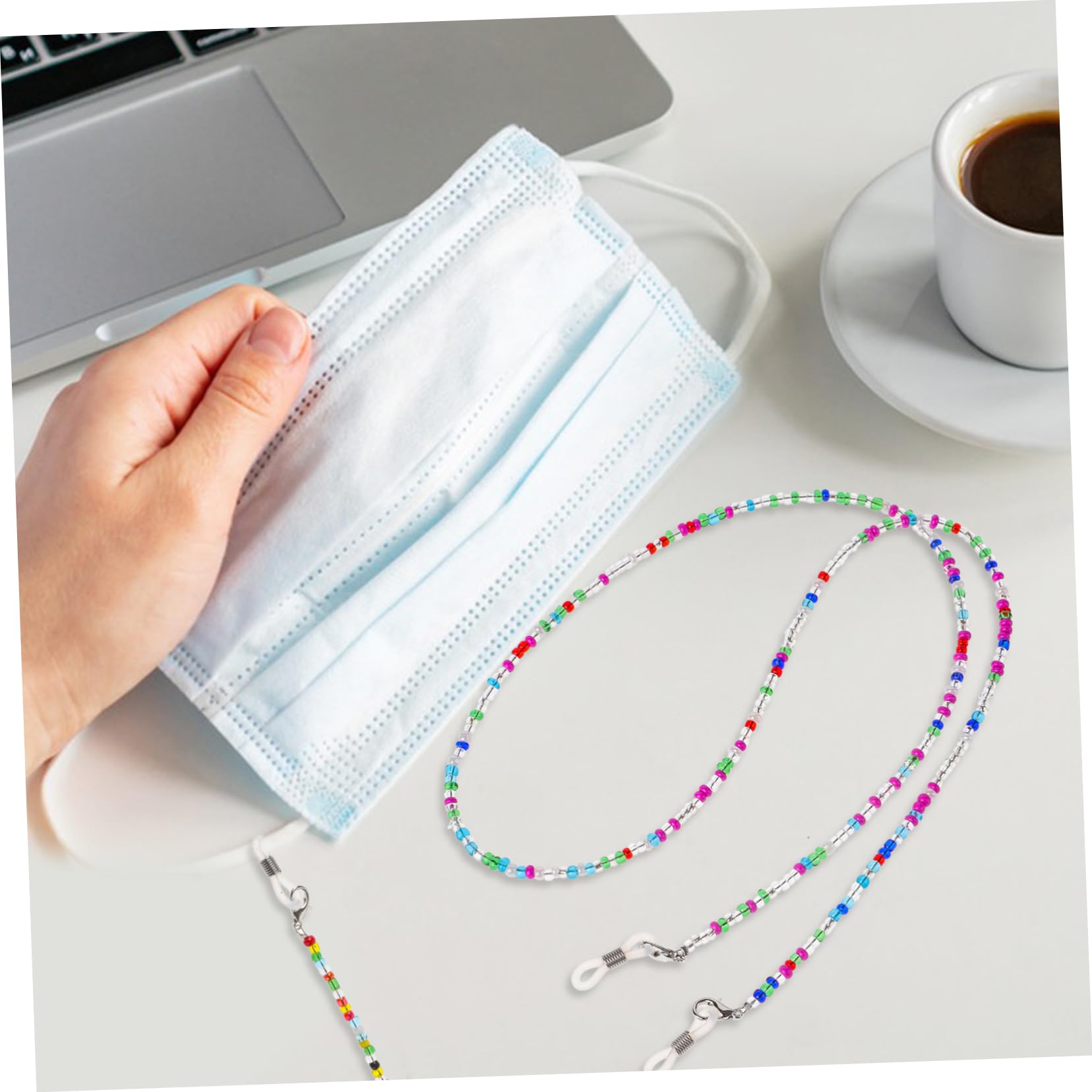 LIFKOME 8 Stück Bunte Brillenkette Brillenhalter Brillenband Für Damen Brillenband Brillenkette Brillenkette Für Damen Brillenbänder Glashalter Sportbrillenseil