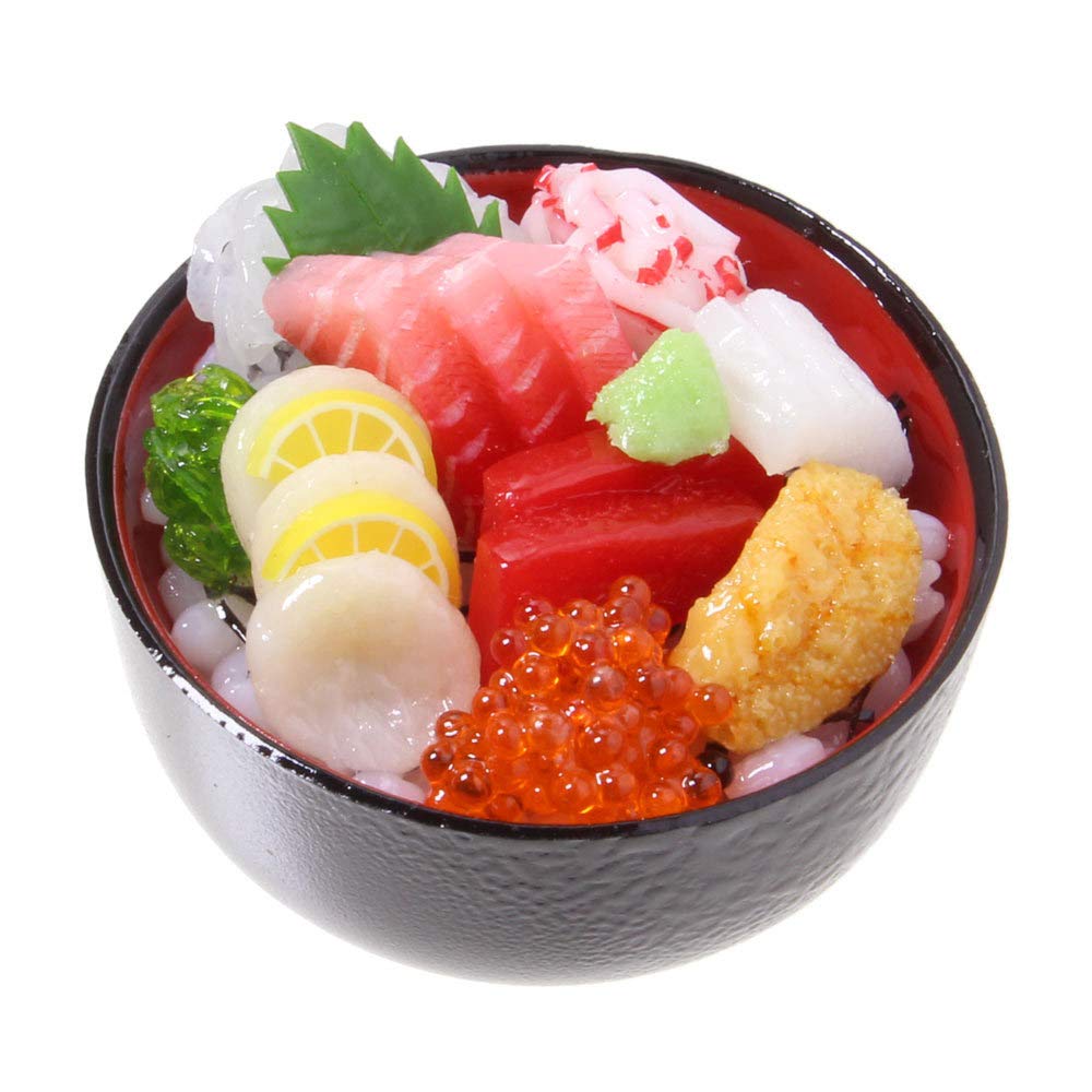 Amazon.co.jp: 食品サンプル屋さんのマグネット（海鮮丼）【食品