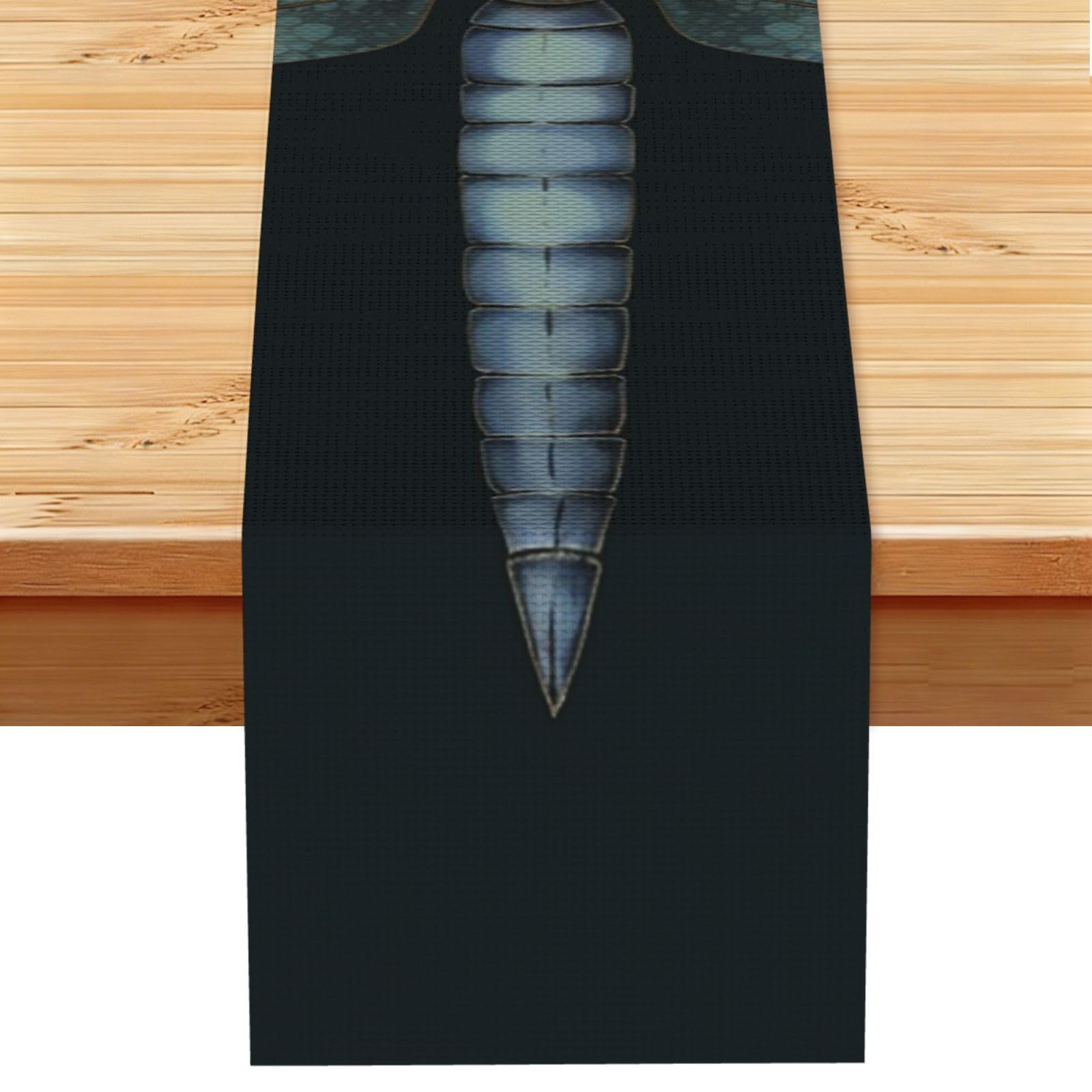 Dragonfly Table Runner 13 x 72 Inches Long, Cotton Linen Table Runners for Kitchen Dining Table Decoration - Washable Tablecloth Modern Tablerunner for Home Party Decor