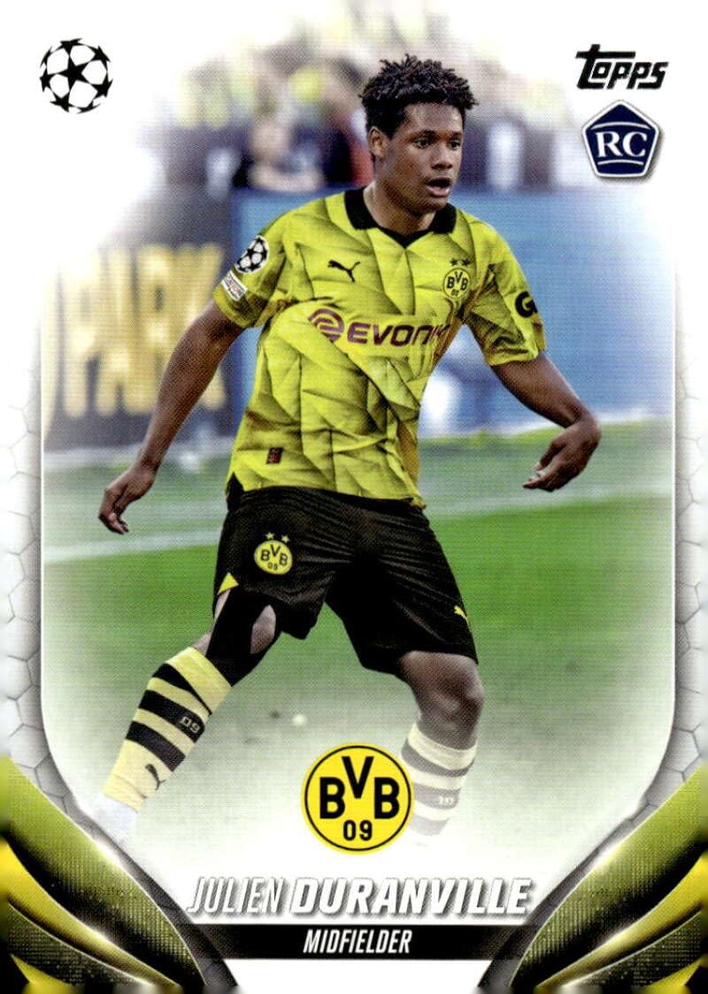 Amazon.com: Julien Duranville RC 2023-24 Topps UEFA Club
