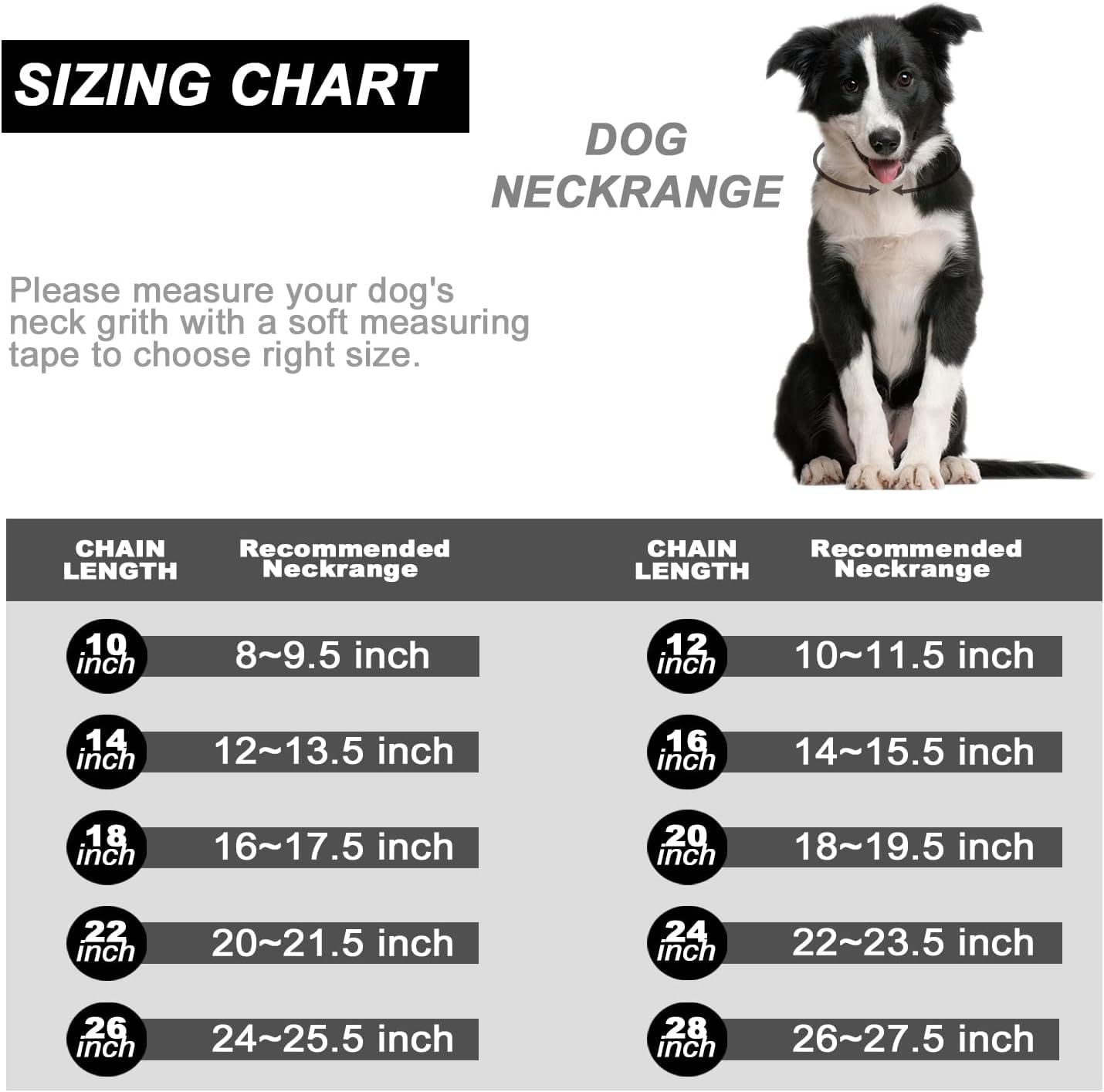 Dog Chain Collars Heavy Duty Cuban Link Silver Dog Chain Dog Necklace Chain Collar with Metal Buckle D Ring for Medium Large Dog Puppy Costume Accessory - Image 4