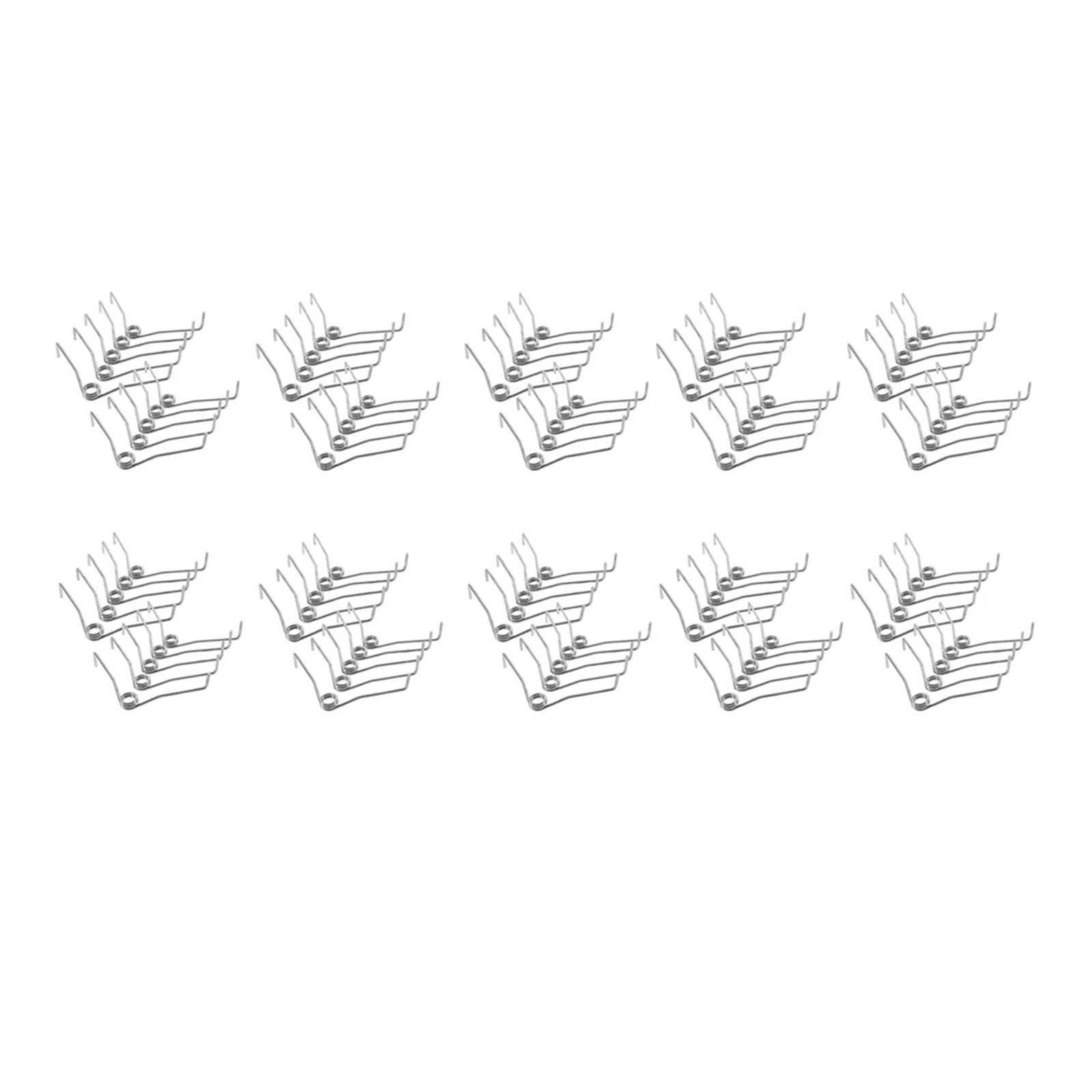 Garden Shears Spring Replacement 100Pcs V Shape Pruning Shears Springs Replacement for Gardening Trimming Spring Accessories for Bypass Pruners