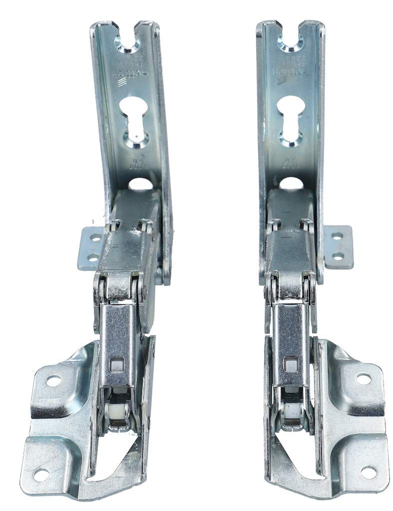 DL-pro Door Hinge Set Upper and Lower for AEG Electrolux 2211202045 + 2211201047 Hettich Hinge for Santo Fridge zer - Image 3