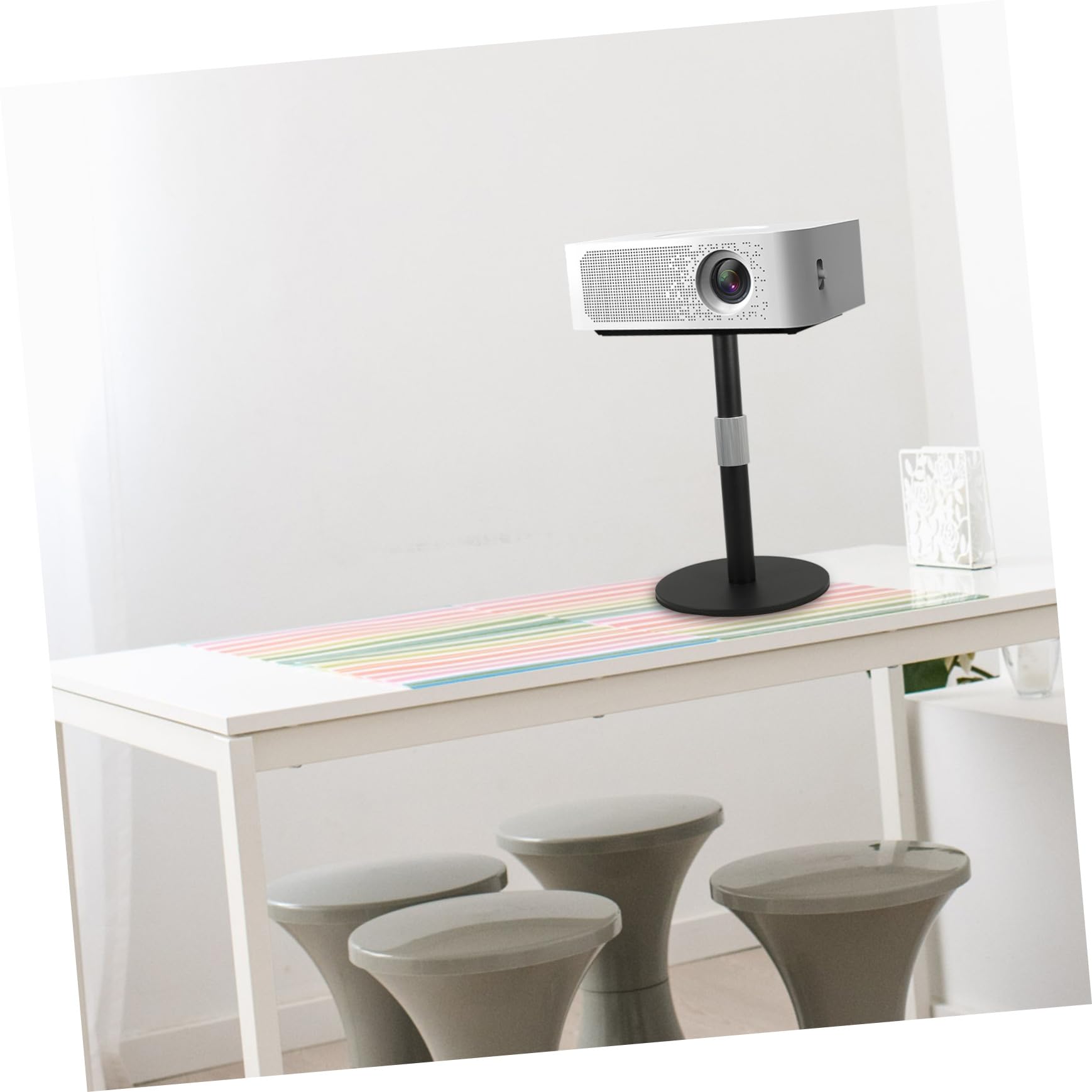 Uonlytech Support De Projecteur Pour Table Trépied Réglable Pour Vidéoprojecteur Plateau Pour Projecteur De Bureau Support Sur Pied Pour Étagère Pour Appareils Et Accessoires