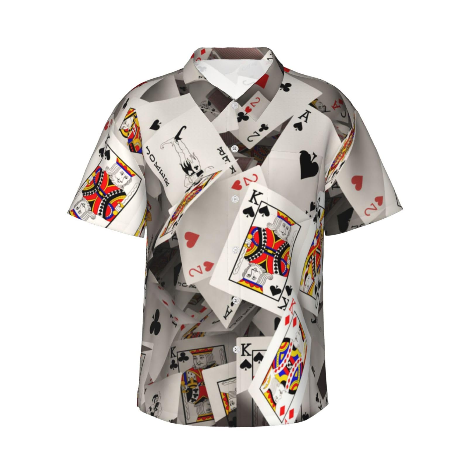 ZORIN Mens Hawaiian Shirt Funky Short Sleeve Grim Reaper Scary Skull Hawaii Top Casual Wear Summer Shirts for Beach Holiday Party Black