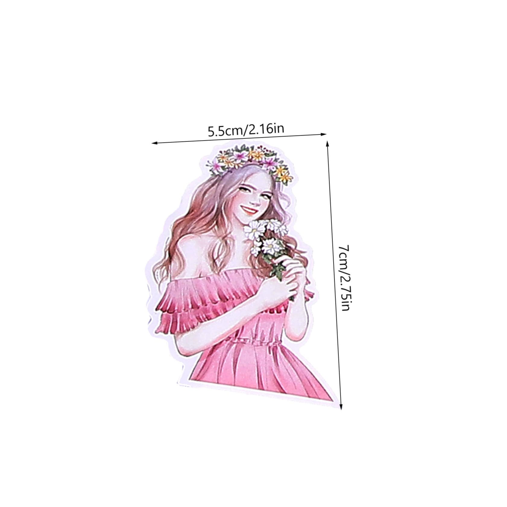 Angoily 5 Set Adesivo Da Fata Dei Fiori Retrò Botanico Floreale Diario Dell'album Adesivi Decorativi Simpatici Adesivi Per L'inserimento Nel Diario Scrapbooking Adesivi Carta 100 Pezzi * 5