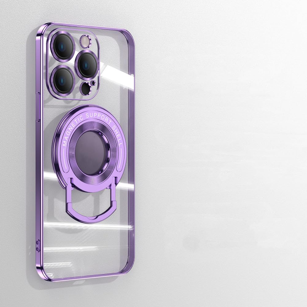 Support magnétique ENILSA violet pour étui de chargeur sans fil iPhone 14
