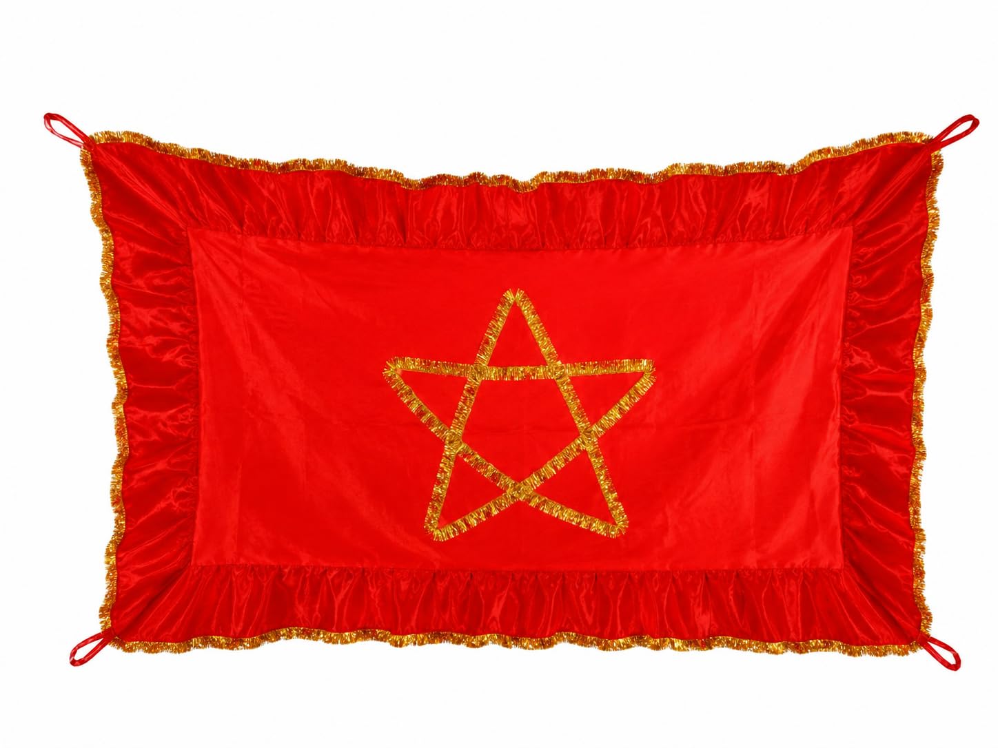 Mehendi Rasam Chandni Cloth Red Satin 3.5x5 Feet, for Wedding Decoration Purposes | Soft Satin Material, 07x152 cm Size, Mehendi Ceremony, Chandni Decor-image-22