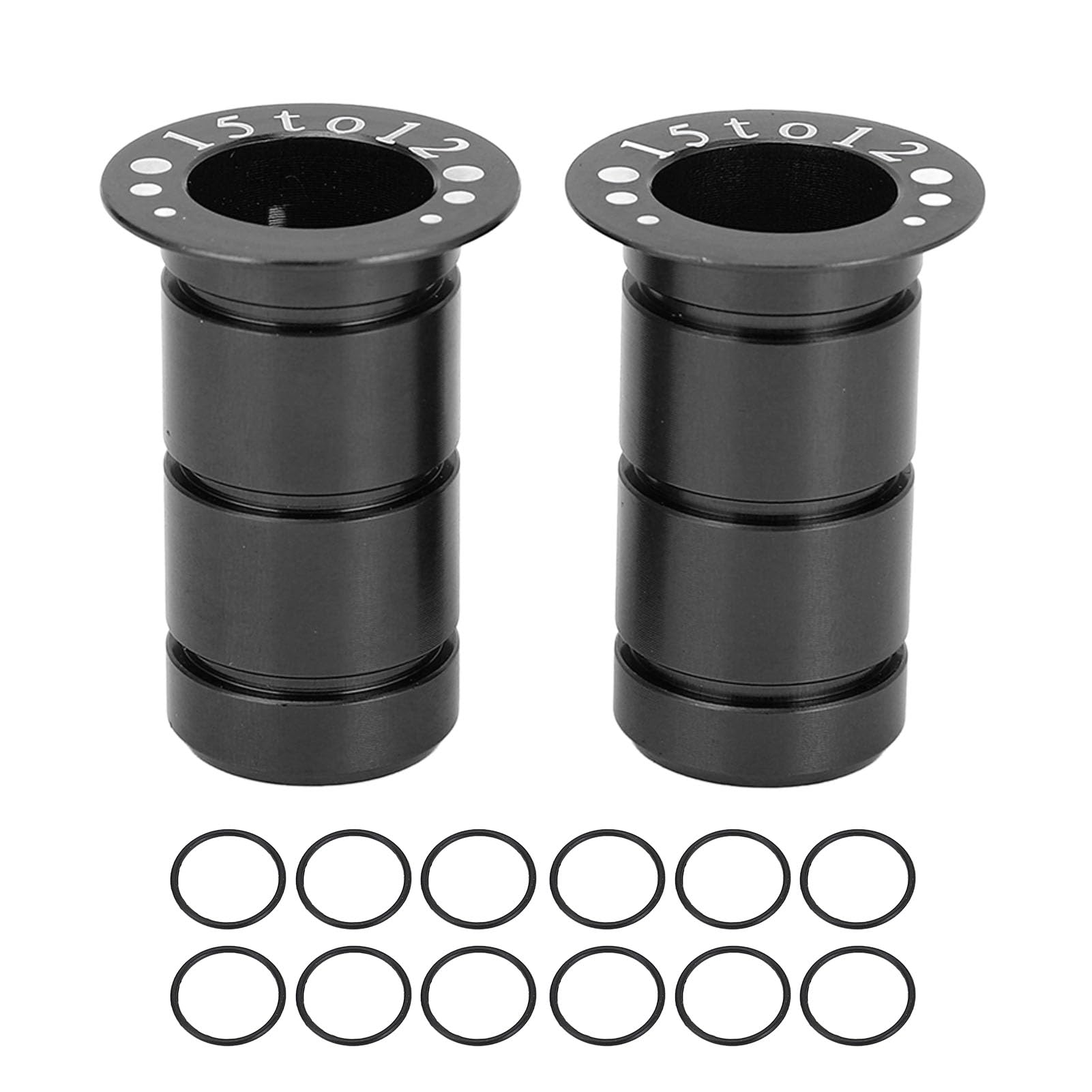 Bewinner Adapter Osi Rowerowej, Trwały Stop Aluminium, łatwy montaż dla Entuzjastów Rowerów, 2 Sztuki