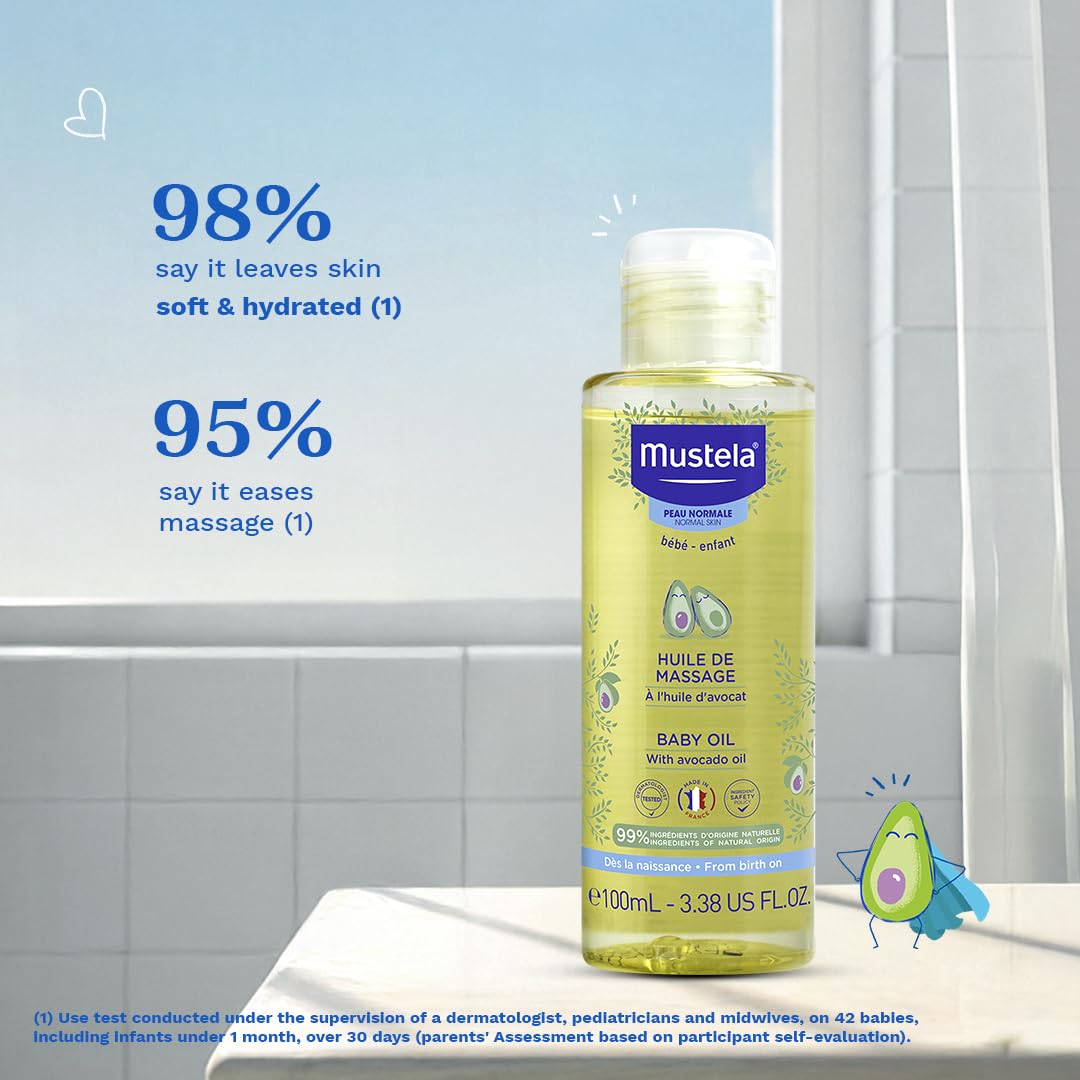 massagg Mustela Aceite Hidratante