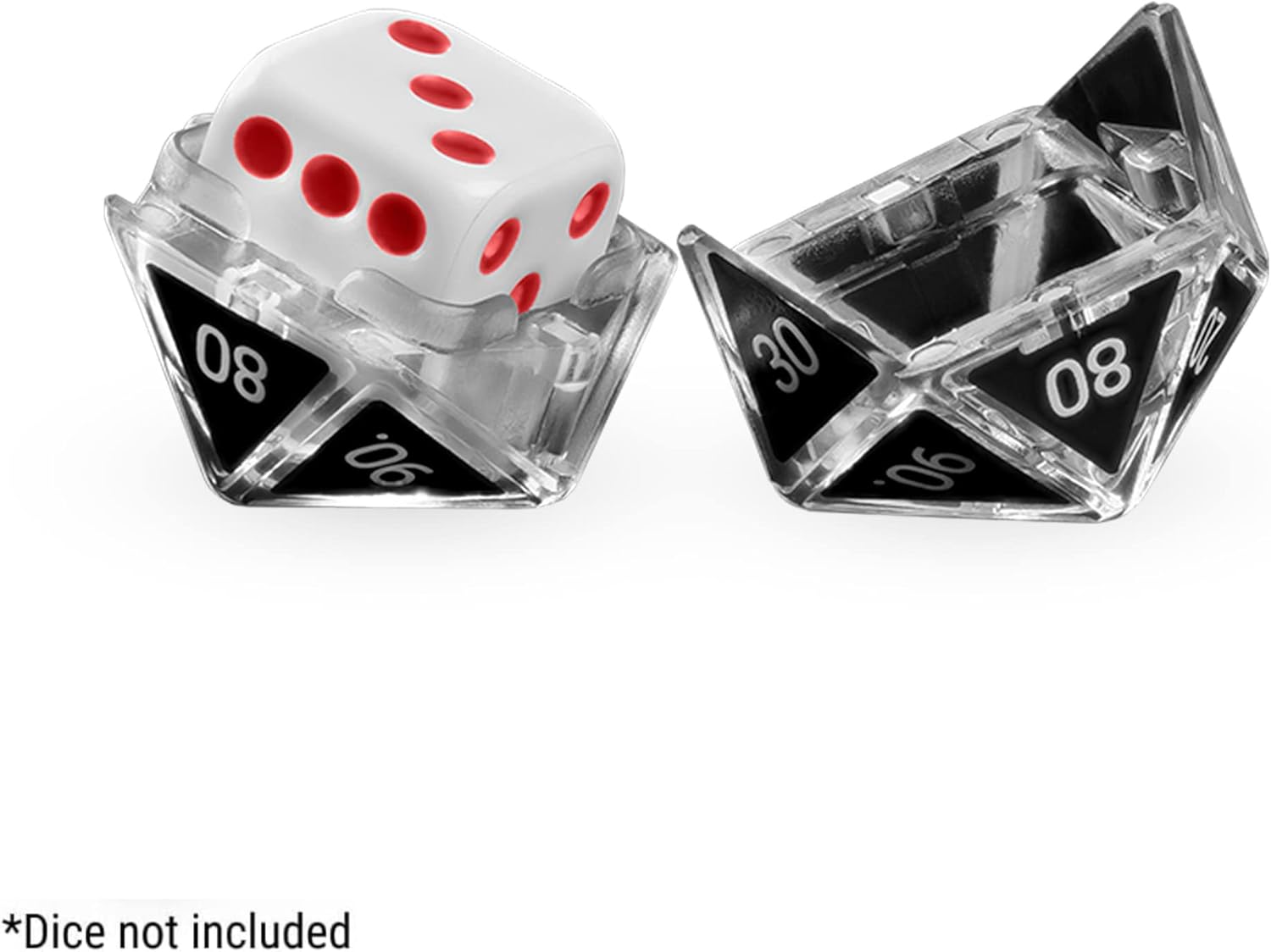 GoDice RPG Shell Set: Convert GoDice6 to Connected Polyhedral Dice (D20, D12, D100, D10, D8, D4) for Online & Offline Role-Playing Games. Compatible with DND Platforms: Roll20, Foundry & Discord