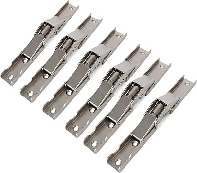 90 Degree Folding Door/Shelf Hinge Hidden Bracket Table Holder Furniture Parts6pc