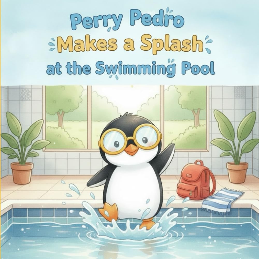 Perry Pedro Makes a Splash at the Swimming Pool: A gentle picture book about bravery, learning new skills, and trying your best (Perry Pedro's Adventures)