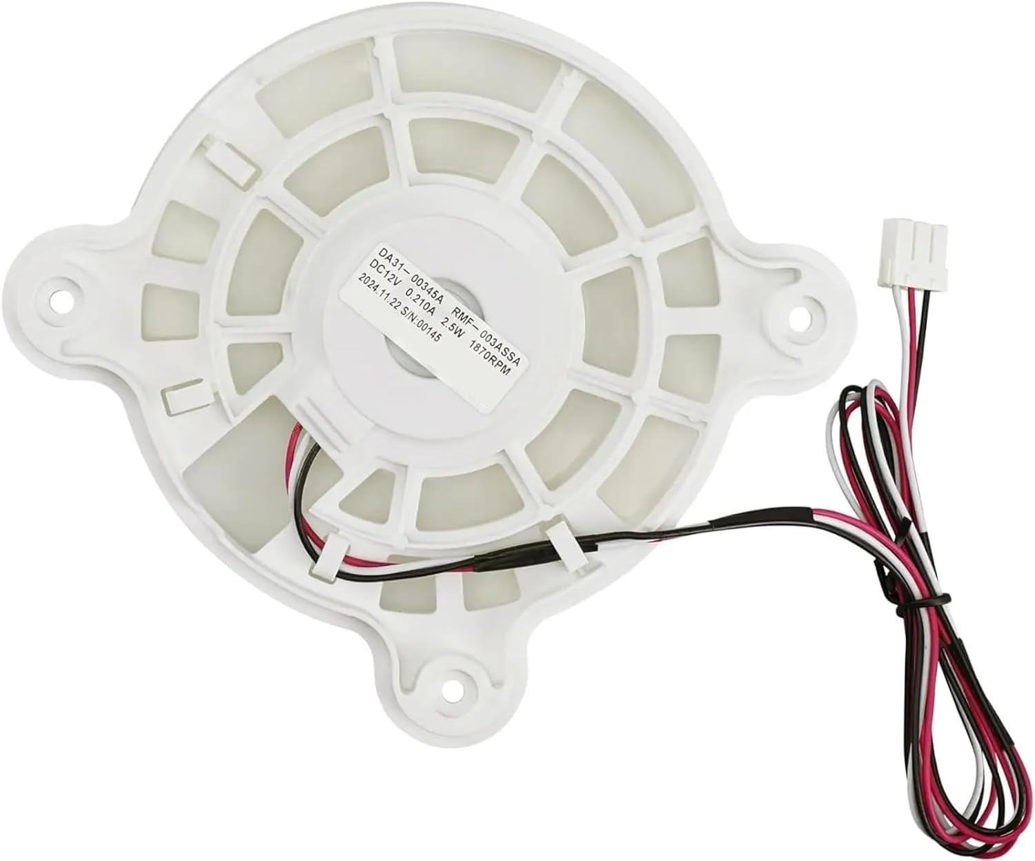 DA31-00345A RMF-003ASSA Kühlschrank-Kondensatorlüftermotor, kompatibel mit Kühlschrank, ersetzt: 3954921, AP5948644, DA31-00334