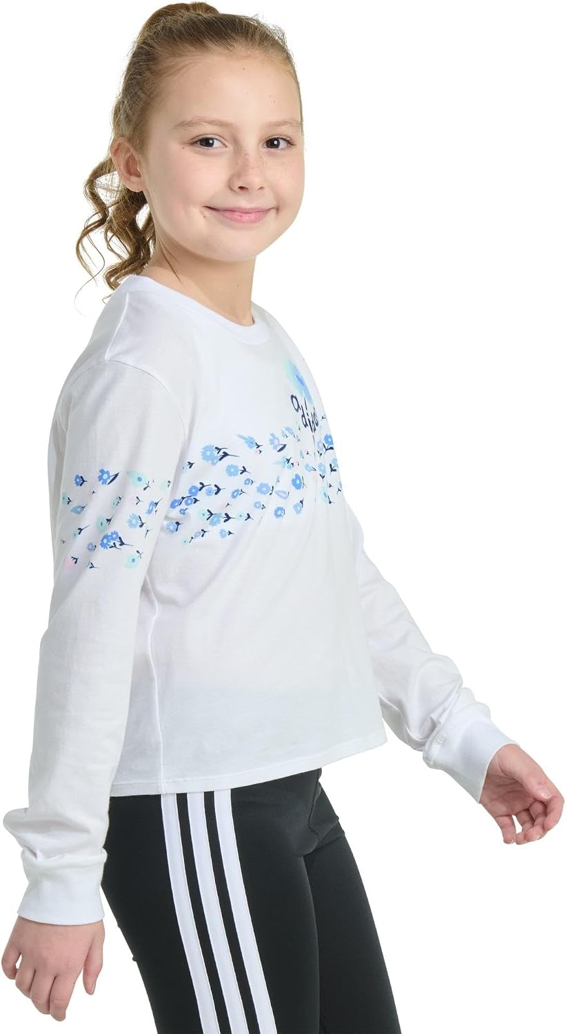 adidas Girls' Long Sleeve Tee