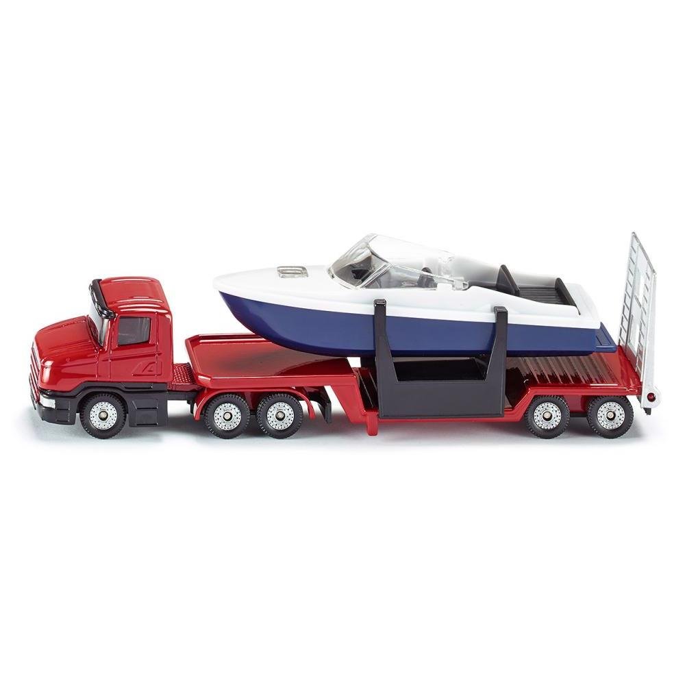 SIKU 1:87 SCALE LOW LOADER WITH SPEED BOAT