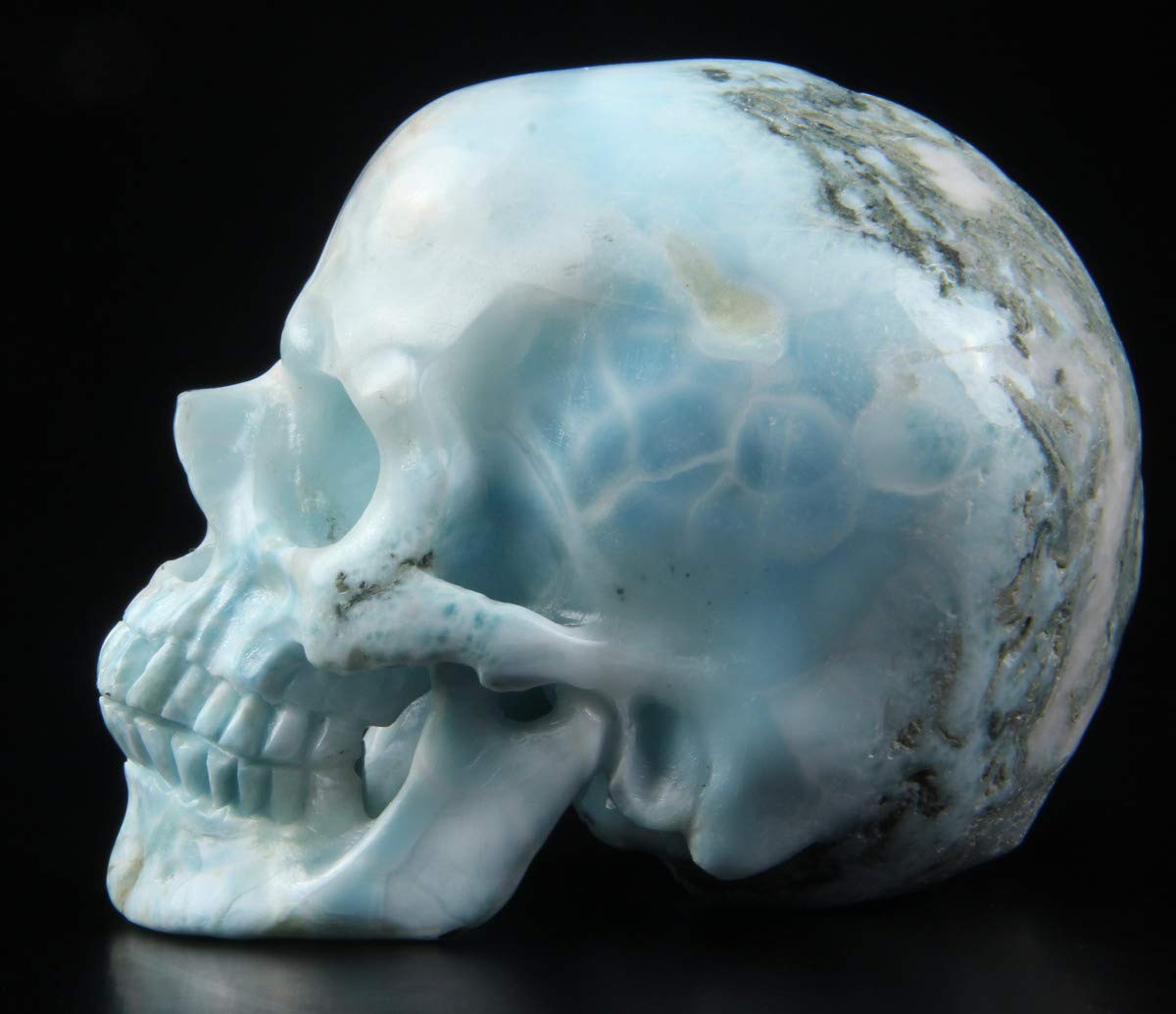 ラリマースカル Amazon.co.jp: Skullis 2.7-3.0インチ ラリマークリスタルスカル、超