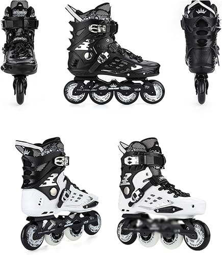 Miniatura 7 de Patinaje en línea de 4 ruedas Profesional Adulto Roller Skate Zapatilla de deporte Slalom Speed Free Skate Racing Skate Hombres