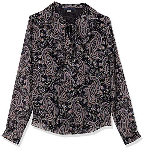 tommy hilfiger ruffle blouse