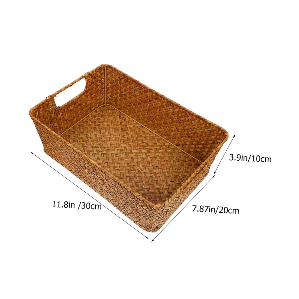 Happyyami Cute Storage Baskets 2 Pack Woven Bread Baskets Wicker Lids Bread for Serving for Picnics