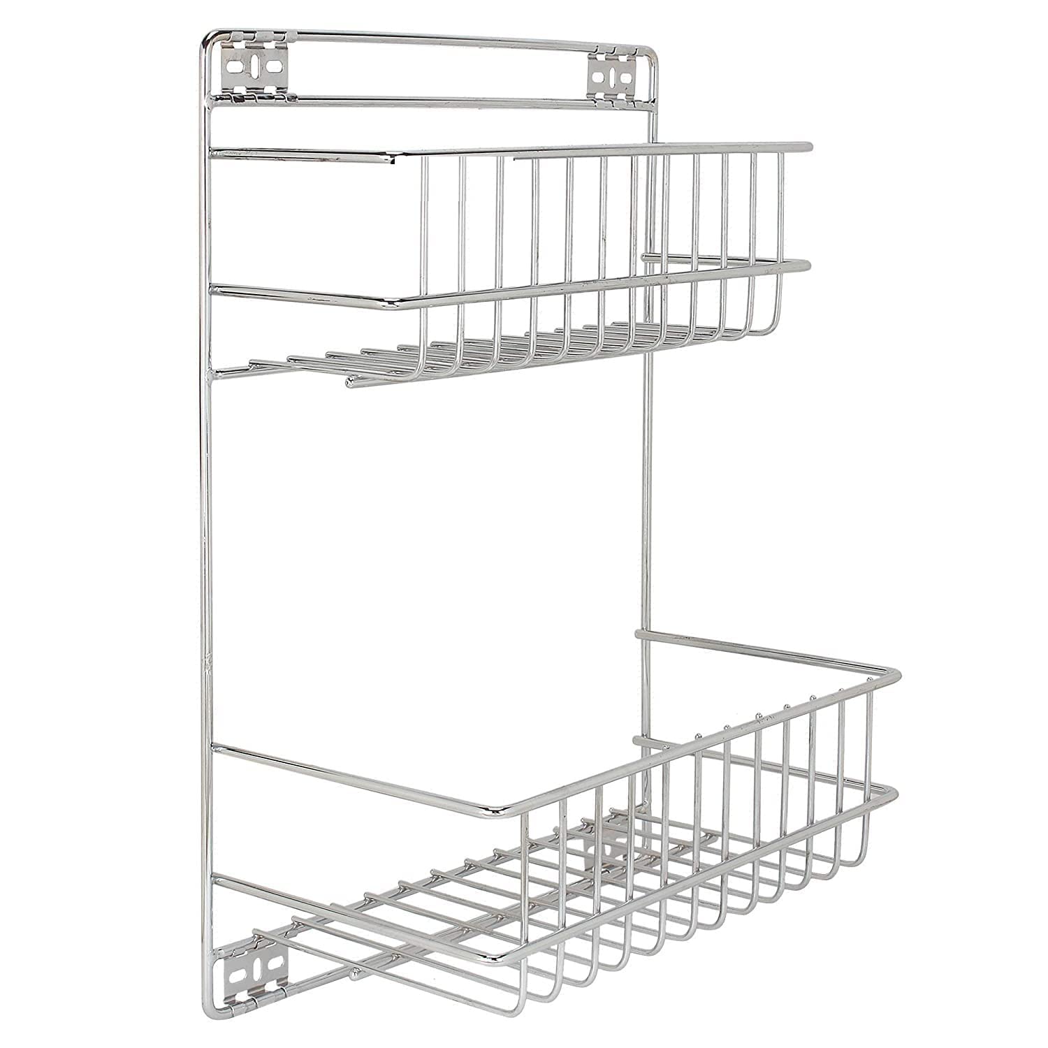 Cri8Hub Cleaning Supplies Stainless Steel Wall Mounted Kitchen Rack,Detergent Rack,Multipurpose Rack for Bathroom,Wall Mounted Shelf for Bathroom Rack,Soap and Shampo Holder(1 Pc),Silver (B0D67C1NJ5) Amazon Price History, Amazon Price Tracker