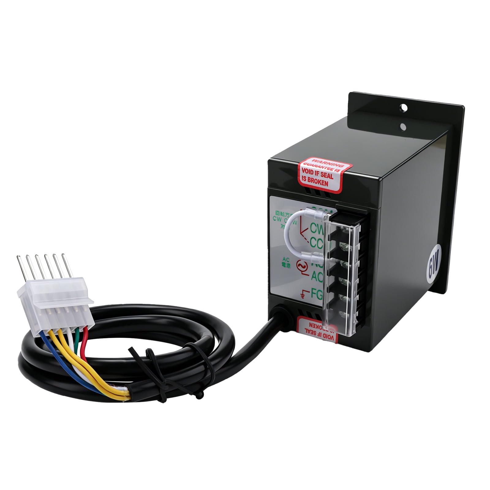 Motoriduttore 220v, Motore Elettrico Con Riduttore AC 6W 220V 0-135 Giri/Min (10k) 8 Nm Riduttore di Velocità A Frequenza Regolabile E Indietro Commutabile