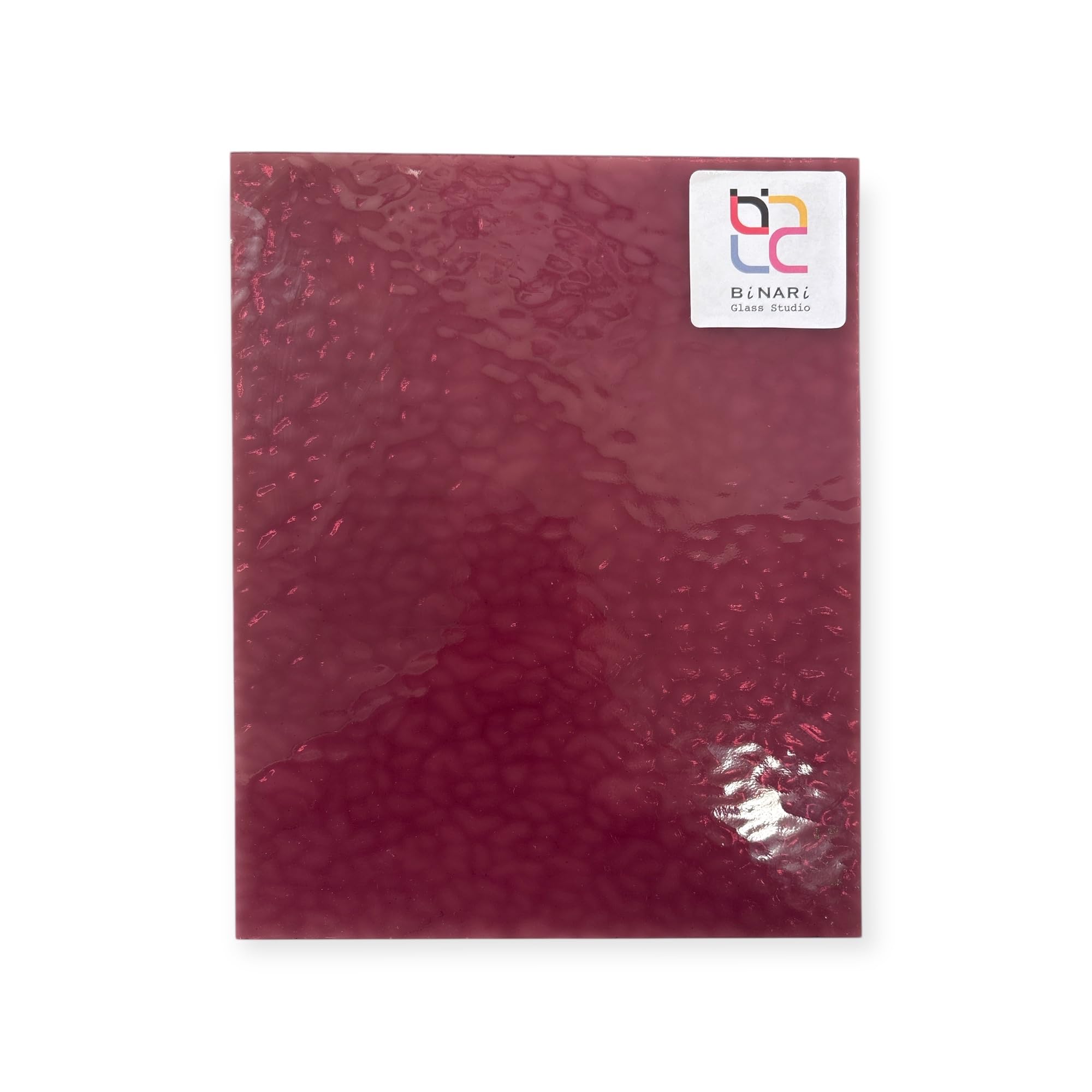 Wissmach Stained Glass Sheet: Medium Purple English Muffle | Curated by BiNARi Glass Studio-image-12