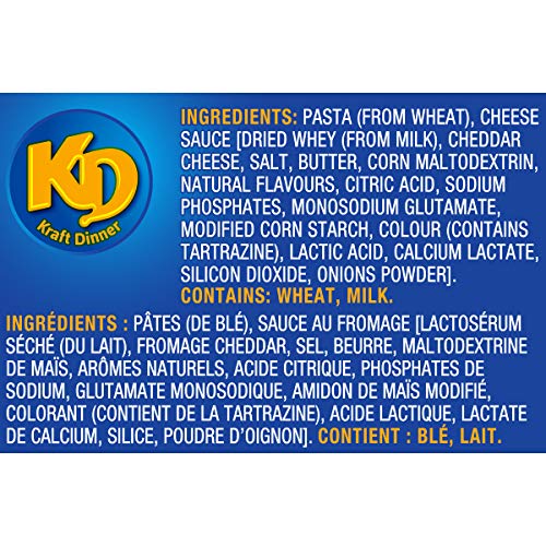 Kd Kraft Dinner Sharp Cheddar Macaroni And Cheese 200 Grams 7.05 Ounces 24 Pack Imported From Canada #TOP5