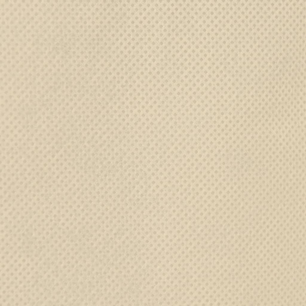 Wintervlies Pflanzenhüllen mit Kordelzug, 4 Stück 70 g/m² 0,8 x 1,2 m Vliesstoff, Beige Frostschutz für Gewächshaus Balkon Terrasse Outdoor Pflanzenpflege