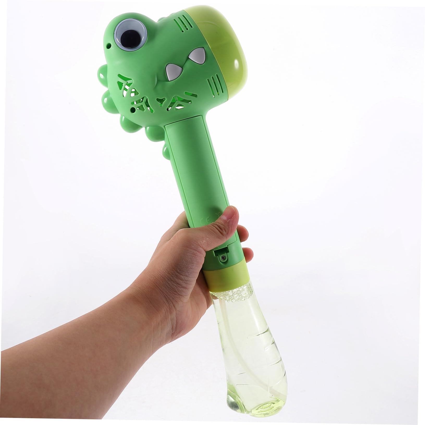 Macchina di Sapone Elettrica Portatile Design Cartone Animato, Facile da Usare, Capacità 180ml per Feste di Compleanno e Carnevali Estivi