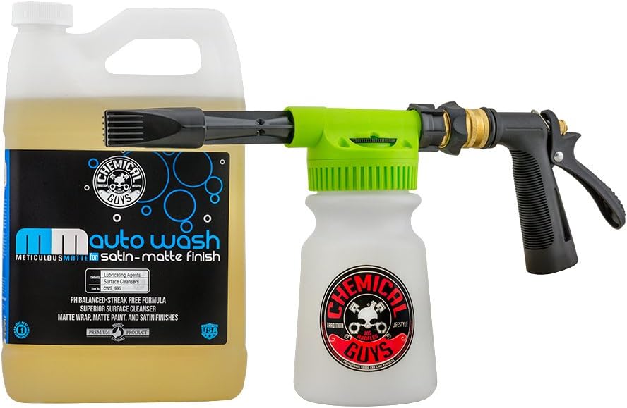 Chemical Guys EQP363 TORQ Foam Blaster 6 & Matte Auto Wash 128 Fluid