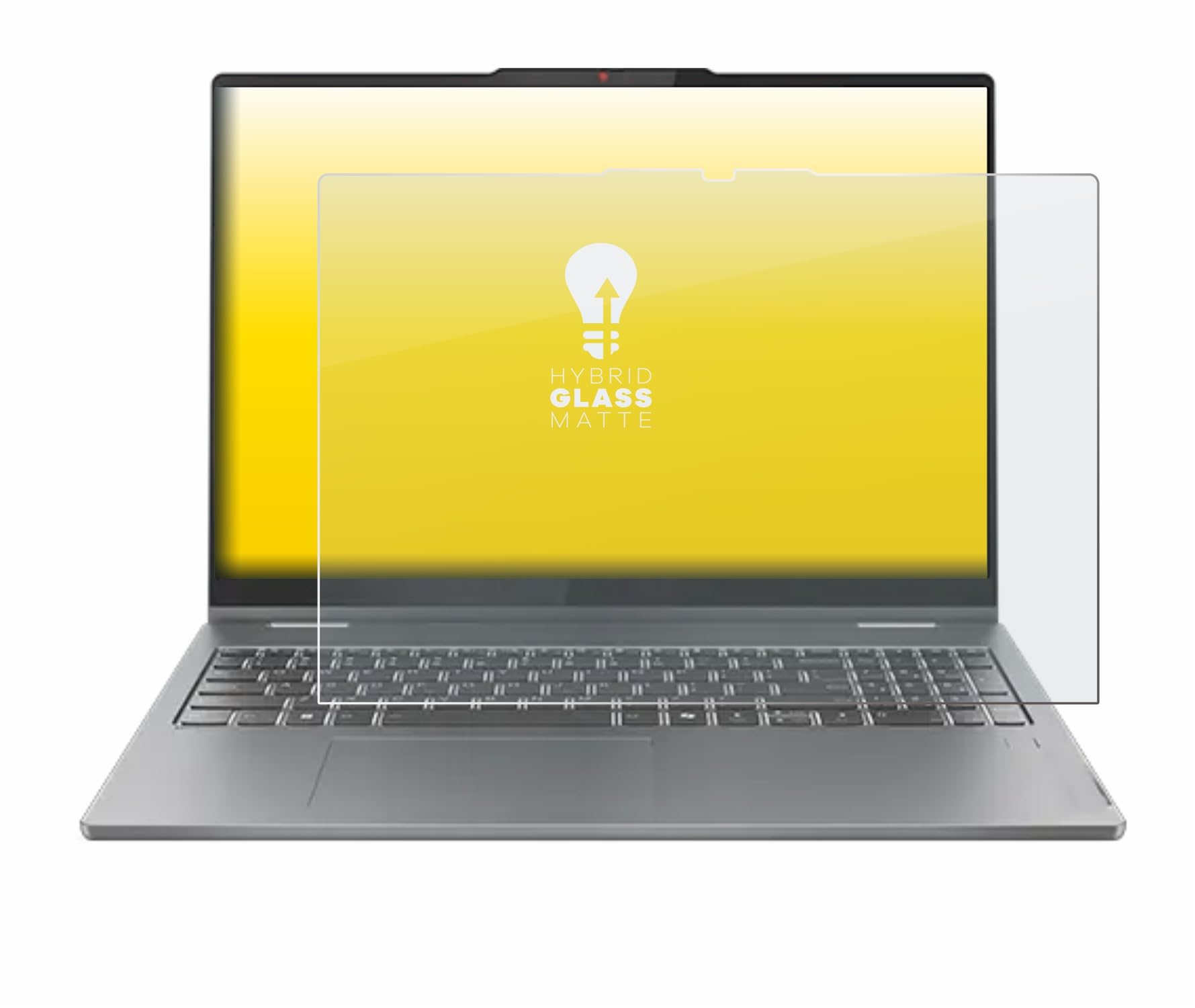 upscreen Entspiegelungs-Schutzglas für Lenovo IdeaPad 5 2-in-1 Gen 10 16" Schutzfolie Glas Matt [Extrem Kratzfest 9H, Anti-Reflex, Anti-Fingerprint]