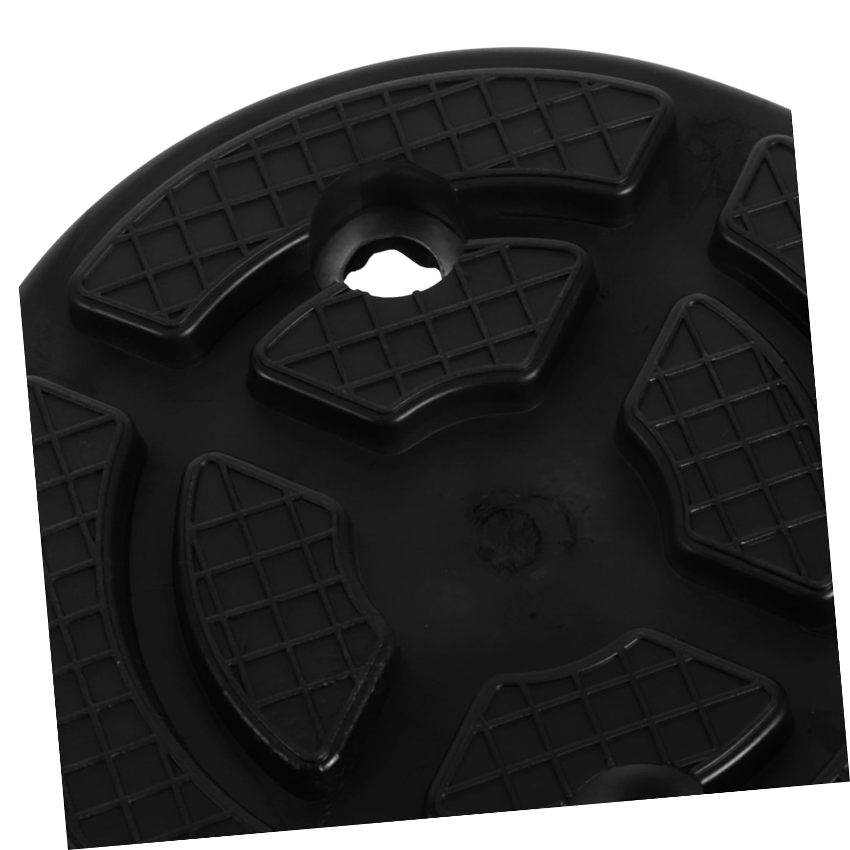 Gummi Wagenheberauflage 4 Stück Schwarz mit 7cm Lochabstand